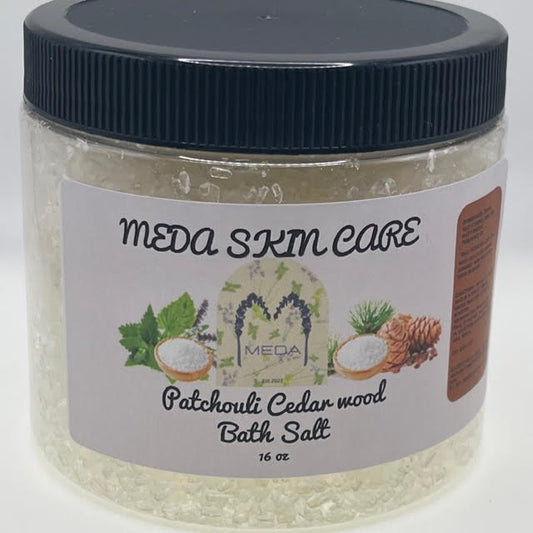 Patchouli cedarwood  bath salt