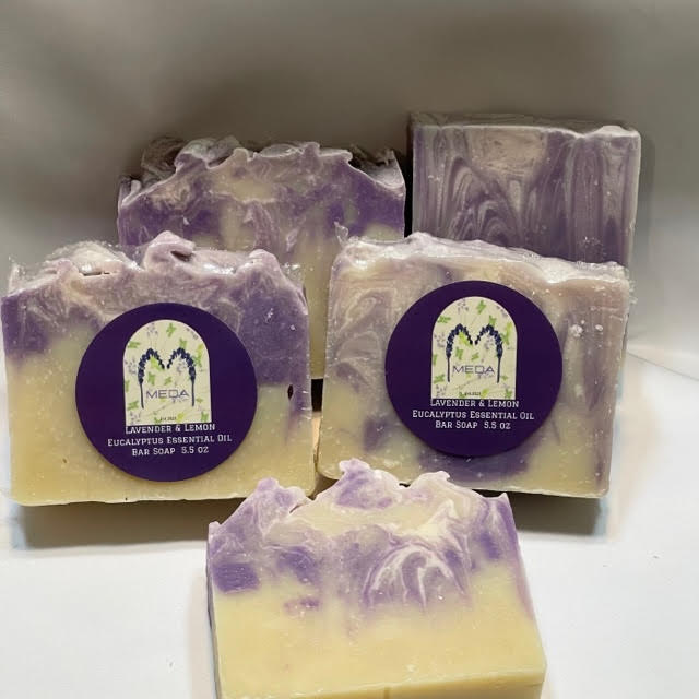 Lavender & Lemon Eucalyptus Bar Soap